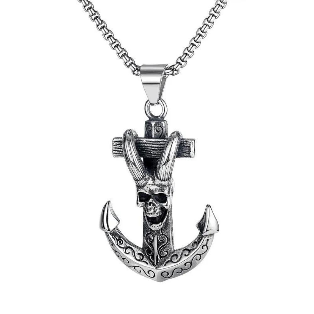 Europe and The United States Mix and Match Trend Fashion Domineering Men and Women Pendant Necklace Niche Popular PendantJewelry