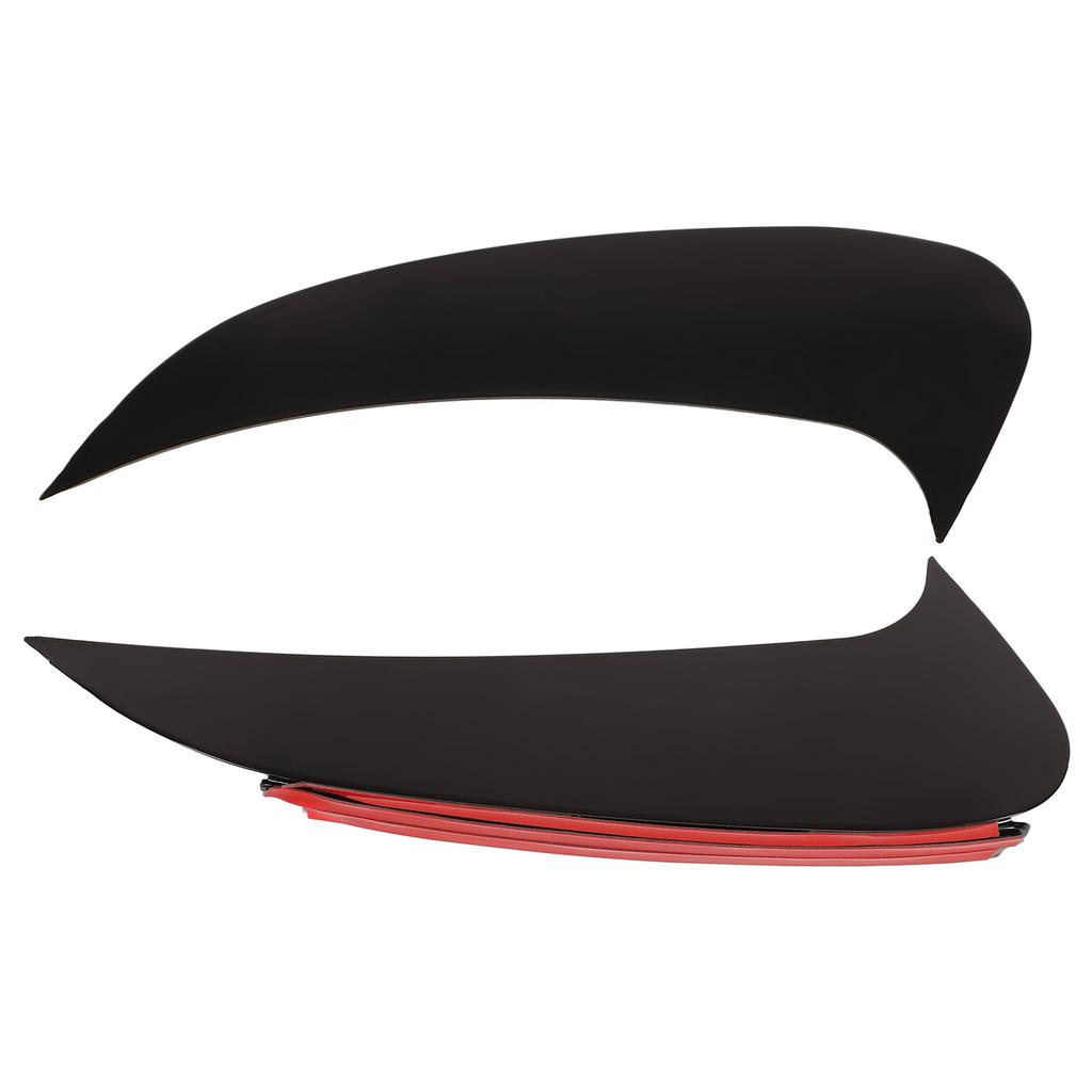 2pcs Rear Bumper Air Vent Spoiler Left Right Glossy Black Replacement for Mercedes?Benz C?Class