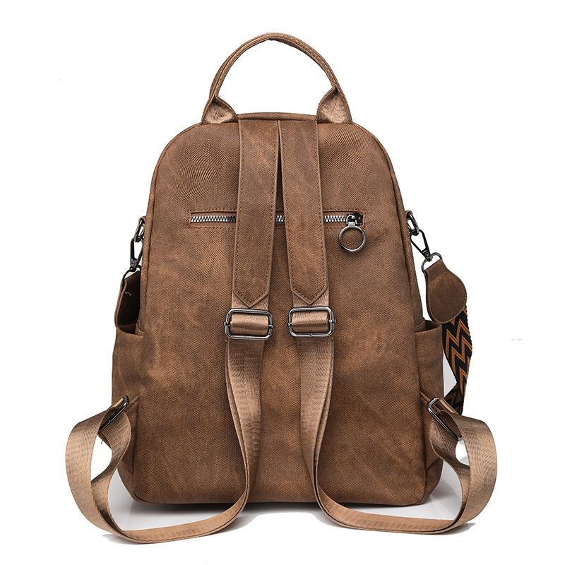 Vintage Women's Backpack Student Schoolbag Large Capacity Travel Backpack