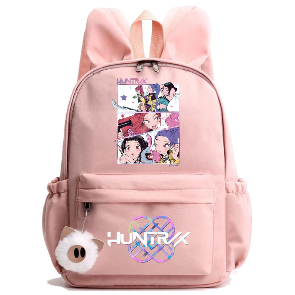 Anime Cute K-Pop Printed Backpack Student Teenager Bookbag for Boy Girl Schoolbag Kid Gift Women Large Capacity Travel Bag Mochila