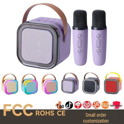 K12 Portable Bluetooth Speaker & Wireless Karaoke Microphone for Family Singing