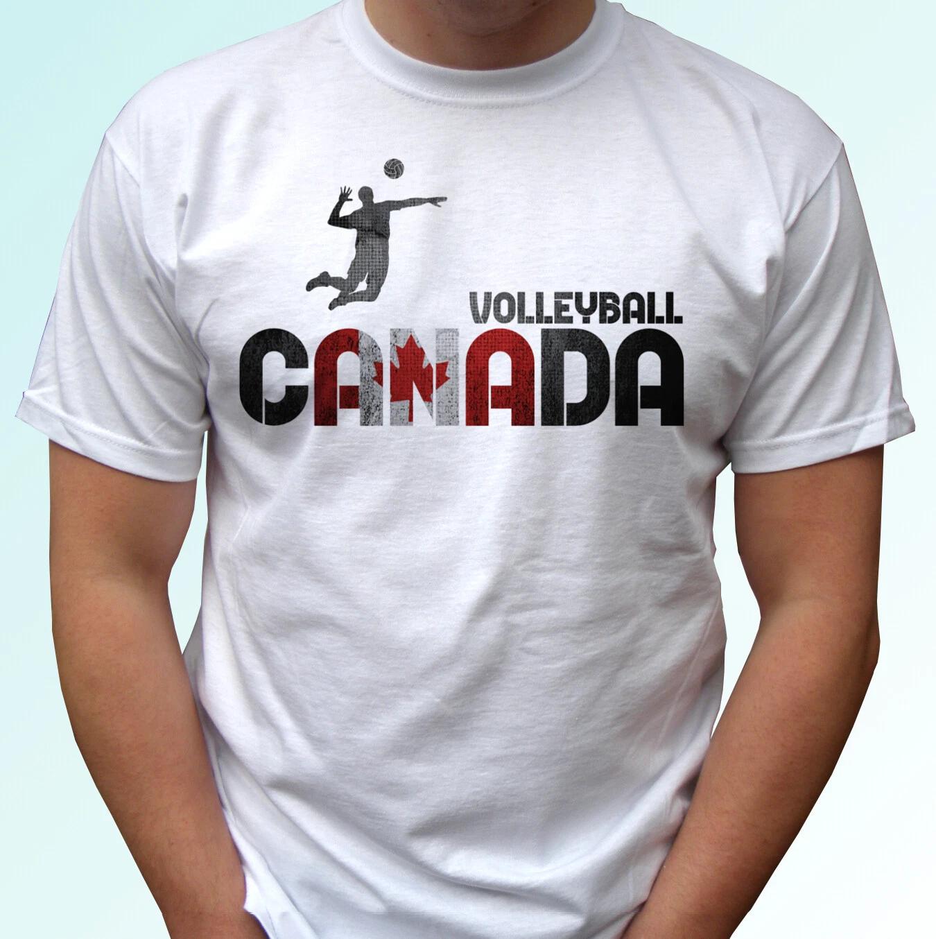 

Canada volleyball kids boys T-Shirt flag art top sport gift tee s s kids sizes 100