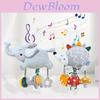 Baby Elephant Rattle Toy With Soft Plush Material For Newborns And Toddler Development