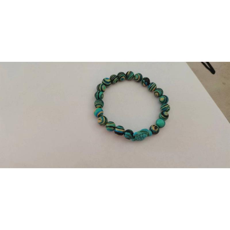 Women's Beaded Turtle Bracelet - Stylish Summer Beach Accessory