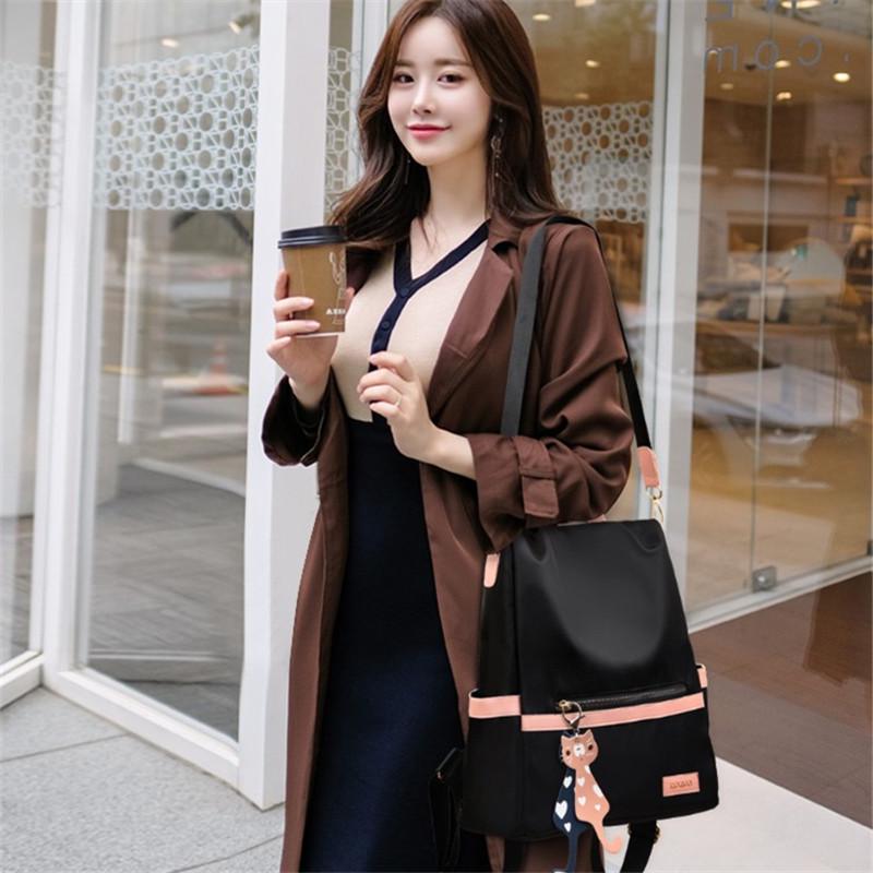 Women's 2025 Korean Oxford Anti-theft Backpack - Casual Fashion School & Travel Bag