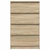 vidaXL Sideboard Sonoma-Eiche 60x35x98,5 cm Holzwerkstoff
