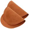 1Pair DIY Soft Lint Elbow Patch Oval Shape Sewing Appliques for Jackets Sweaters Clothes Repair Decorative Sewing Patch