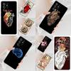 Human Heart Anatomy Cell Phone Case for Samsung Galaxy S26 Ultra S25 S24 S23 S22 S21 S20 Note10 Cover