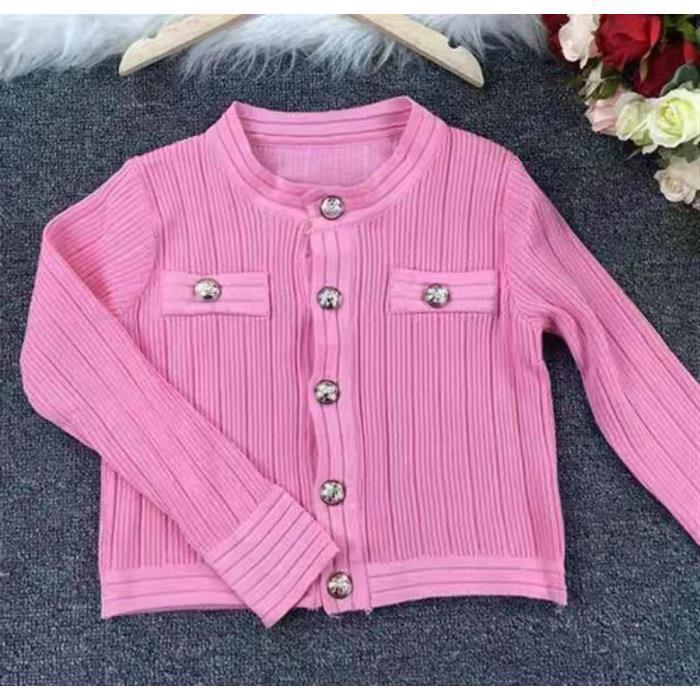 Autumn Solid Color Slim Base Shirt with Unique Cardigan Design