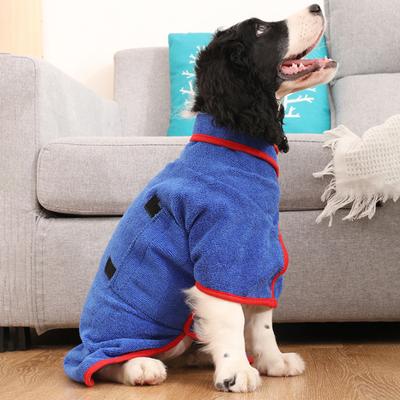 Psí župan z mikrovlákna na ručník Superabsorpční sušicí ručník Nastavitelný pásek Lze prát v pračce