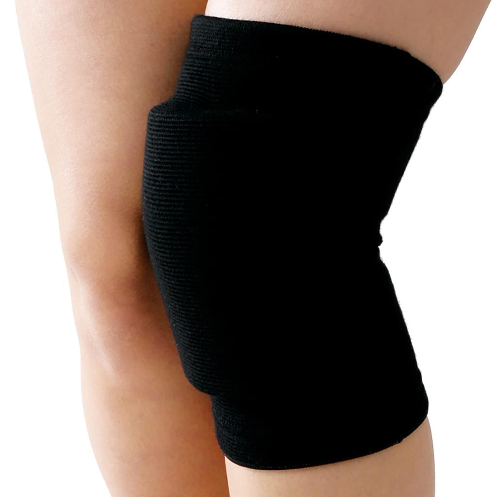 Volleyball Knee Support 12mm Adult Made in Supports and JVA Sports D&M Pads, Thin, Size, Black, Small, Ambidextrous, 857, Japan, Support, Breathable,