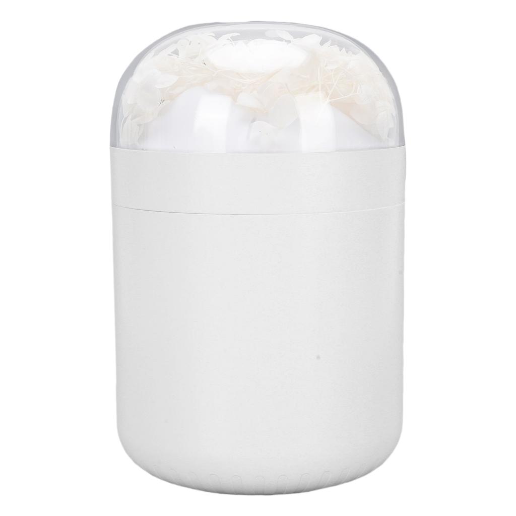 Eternal Flower Humidifier 2W 500ML Water   USB Powered Desktop Humidifier with 7 Color Light for Bedroom  