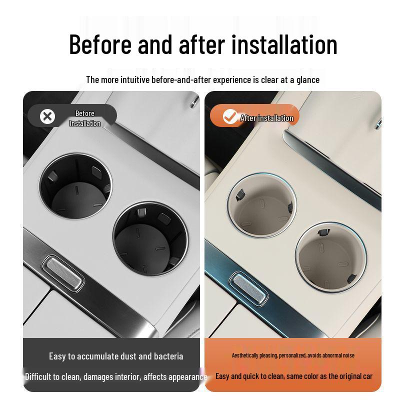 Silicone Cup Holder Cover for Xiaomi YU7 Center Console