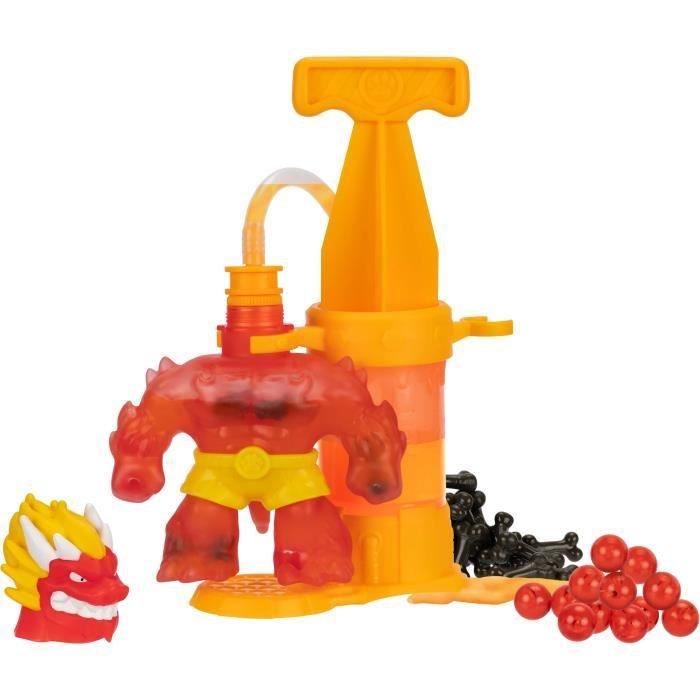 Figurine hero creator blazagon 11cm - heroes of goo jit zu - kit de création de texture personnalisée