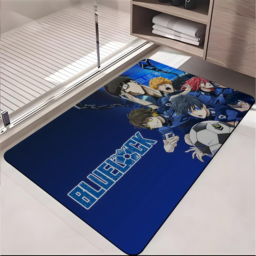ANIME B-Bachira Meguru Floor Mat Absorbent Floor Mat Non-Slip Entrance Rug for Bathrooms Restrooms and Toilets