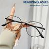 3PCS Round Reading Glasses for Women Anti Blue Light Presbyopic Glasses with Grade Pink Frame Farsightedness Glasses