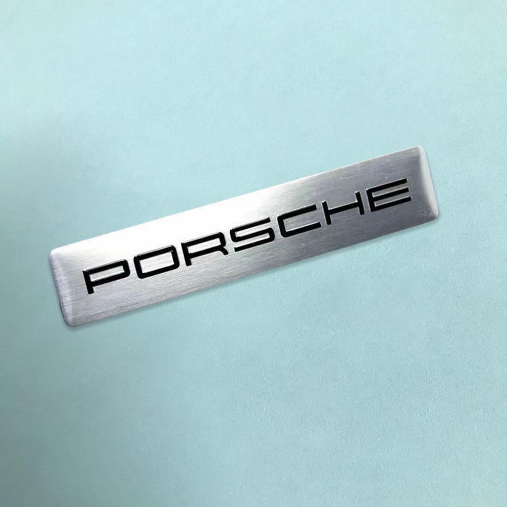 Auto 3D Hliníkový Odznak Nálepka Karoséria Kufor Dekorácia Pre Porsche Cayenne Panamera Macan 911 Taycan Boxster Cayman 918 Pajun