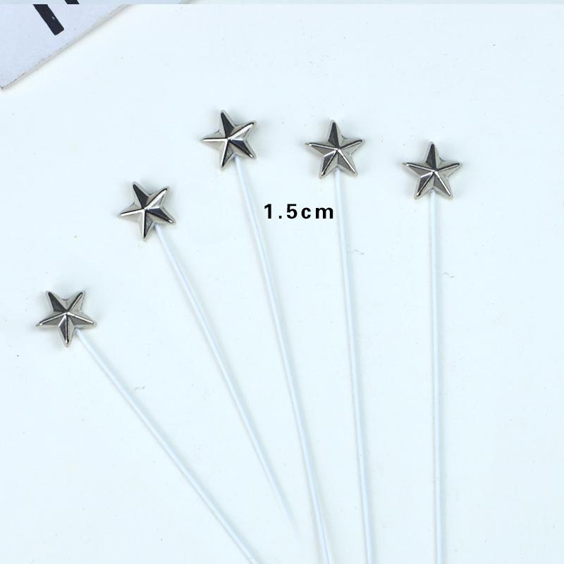 Mini, 3D Mini, Pentagram, Cake Decoration Plugin, Ornament, Wire, Pentagram, Star, Birthday Baking Accessories