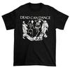T-shirt da uomo Dead Can Dance Nera in Cotone Tutte le Taglie