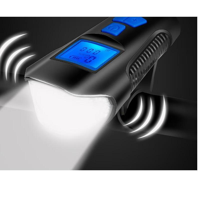 Lishi Multi-function Bicycle Light with Speedometer & Horn