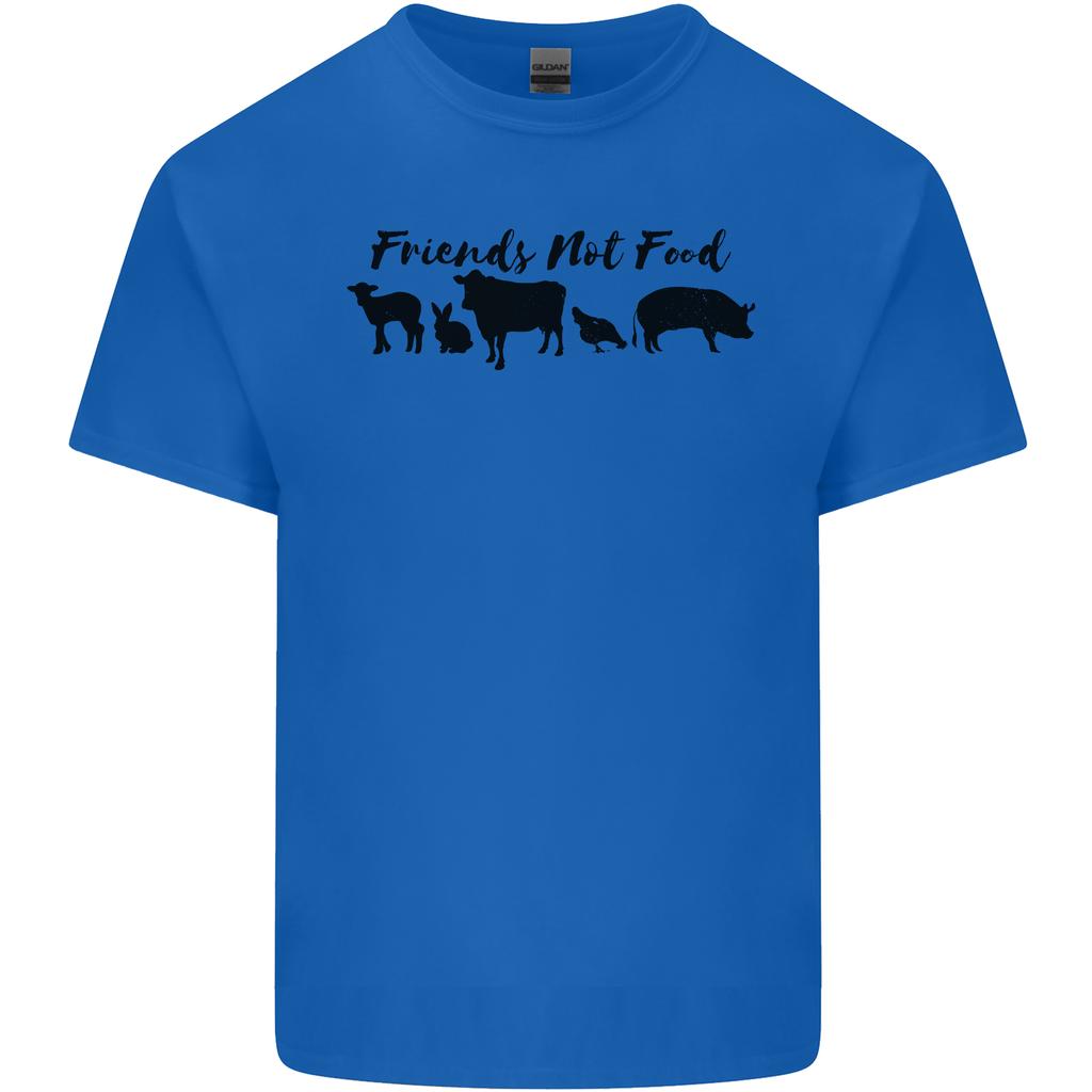 Vegetarian Animals Friends Not Food Vegan Unisexs Light Cotton TShirt