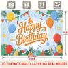 Red Balloon Party Background 1pc - Home Party Decor