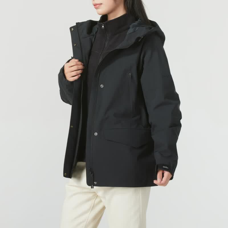 Women's Winter Urban Outdoor 3-in-1 Fleece Jacket