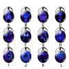 Key Chain 12 Constellation Zodiac Sign Pendant Double Face Keyring Key Holder