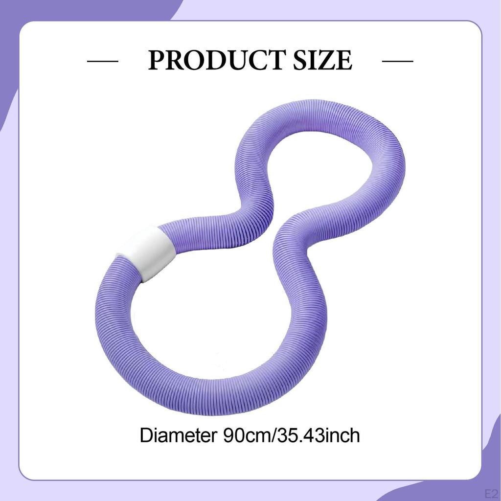 Fitness Hoop Abdomen Circle Accessories Exercise Equipment Weighted Spring