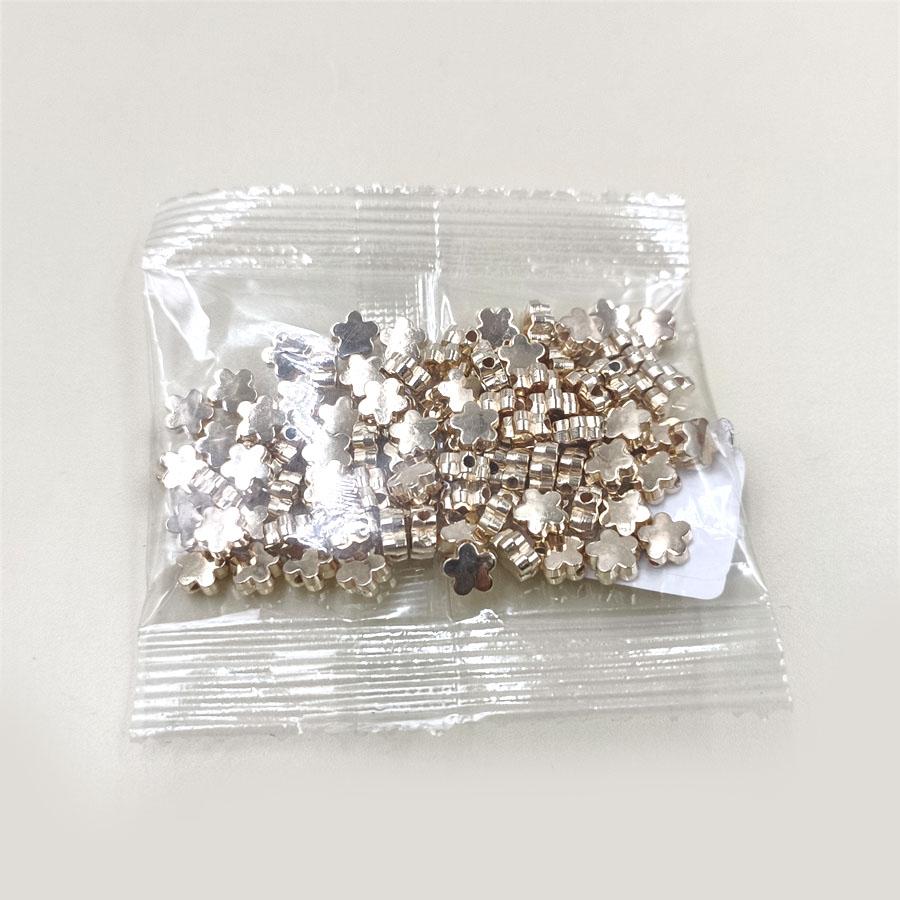 100PCS/Lot High Quality Popular Jewelry Accessories CCB Heart Star Spacer Beads For DIY Bracelet Necklace Jewelry Making Handmade
