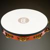 MEINL Percussion Traditional Goat-Skin Wood Tambourine with Brass Jingles, 1-Row, TAH1B-AB