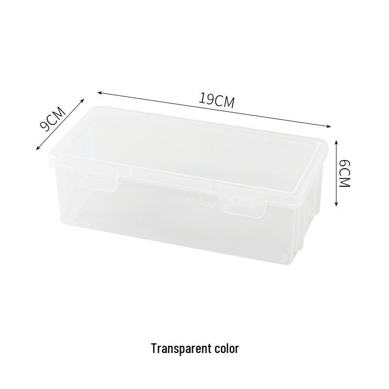 

Large Transparent Pencil Storage Box - Stationery & Crayon Organizer for Kids