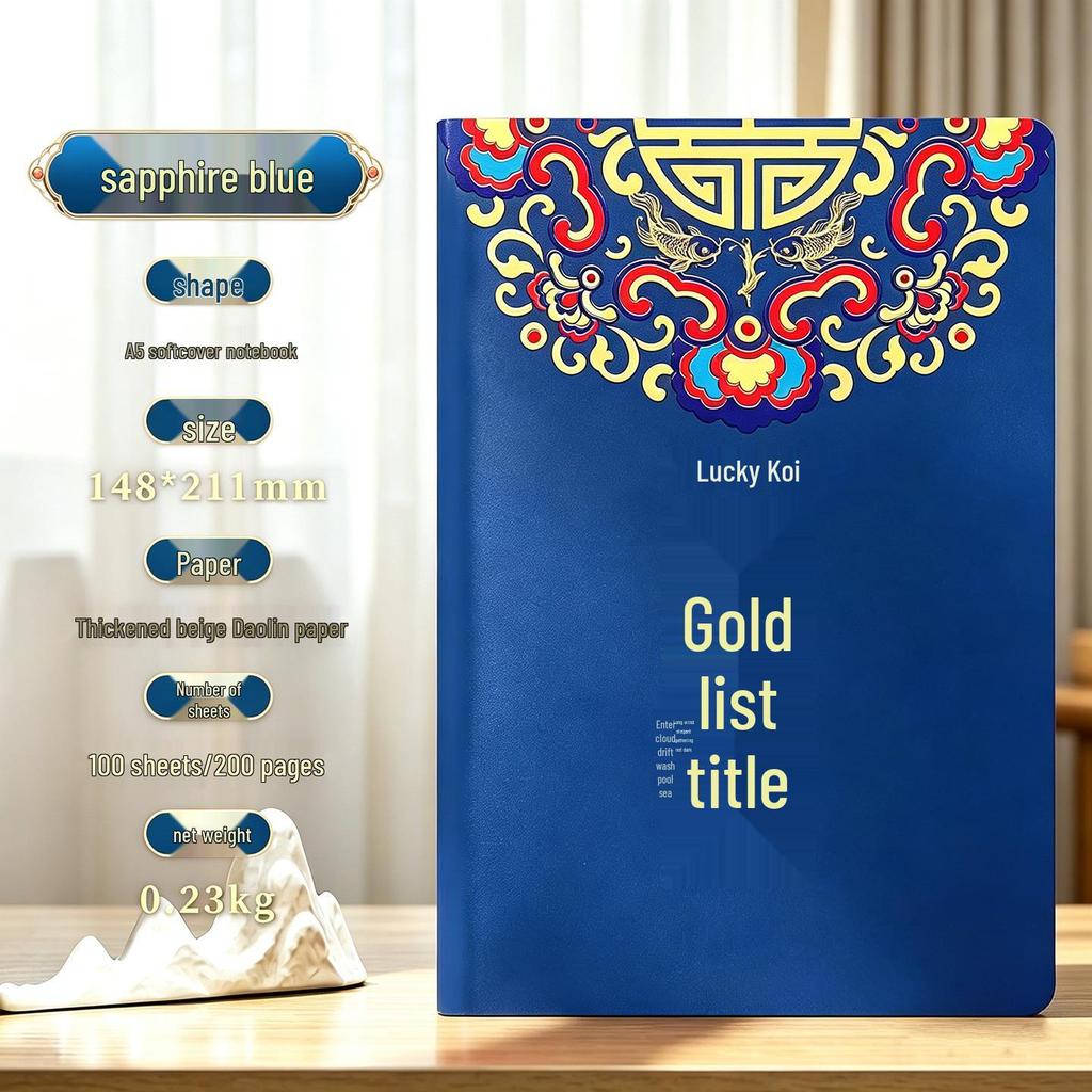 High-End Graduation Gift: A5 Business Notebook Set with Logo