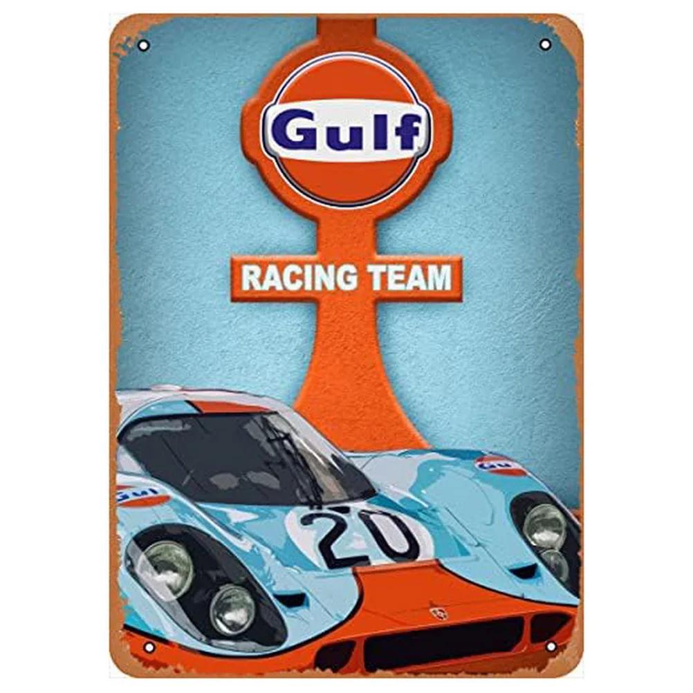 Car Motorcycle Racing Metal Tin Signs Mustang Poster Plate Wall Decor for Bars Game Room Man Cave Cafe Club Retro Posters Plaque