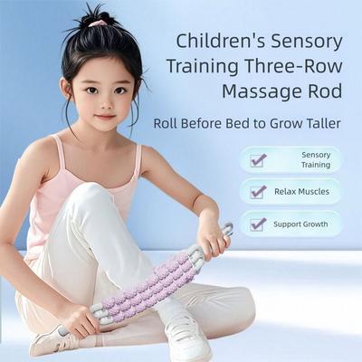 Drei Reihen Gebogene Massagerolle Multifunktion Fitness Yoga Massagestab Anti Cellulite Entspannung Muskeln Faszienstab Oberschenkel
