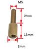 M3 M4 M5 X 6 8 10 12 16 20 Mm Brass Hand Twisting Small Head Screw Bolt