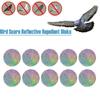 Kell 20pcs Bird Repellent Tape Reflective Anti Bird Scare Reflective Stick Tape