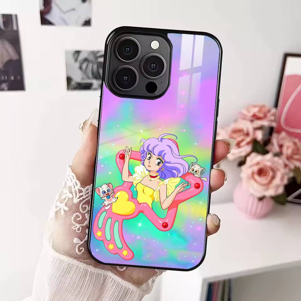 Magical Angel Creamy M-Mami Phone Case For iPhone 17 16 15 14 13 12 Pro Max Plus for Magsafe Mirror Wireless Magnetic Cover