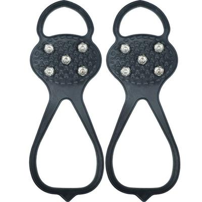 INF Non-slip Protection with 5 Teeth/Studs, 1 Pair The Black 42-47