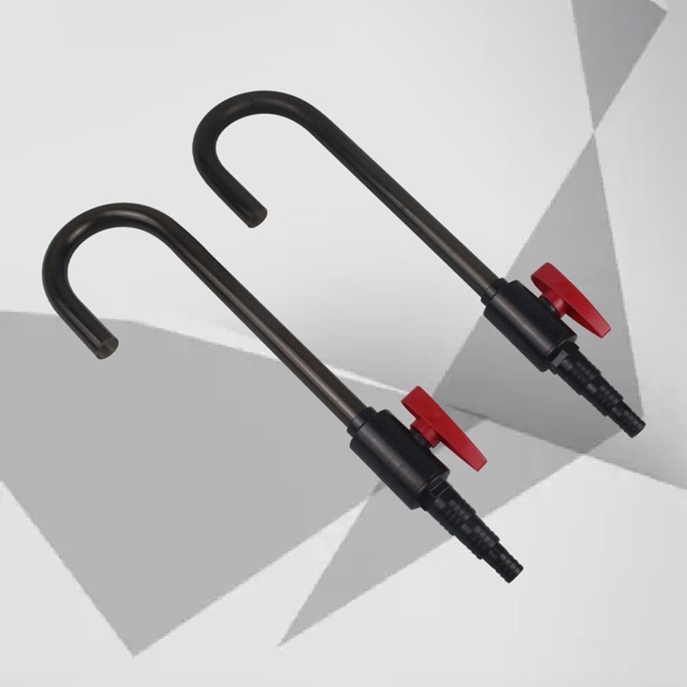 

Hook Design Aquarium Change Water Pipe Hanging Type Fish Tank Bend Tube for Home темно-сірий колір