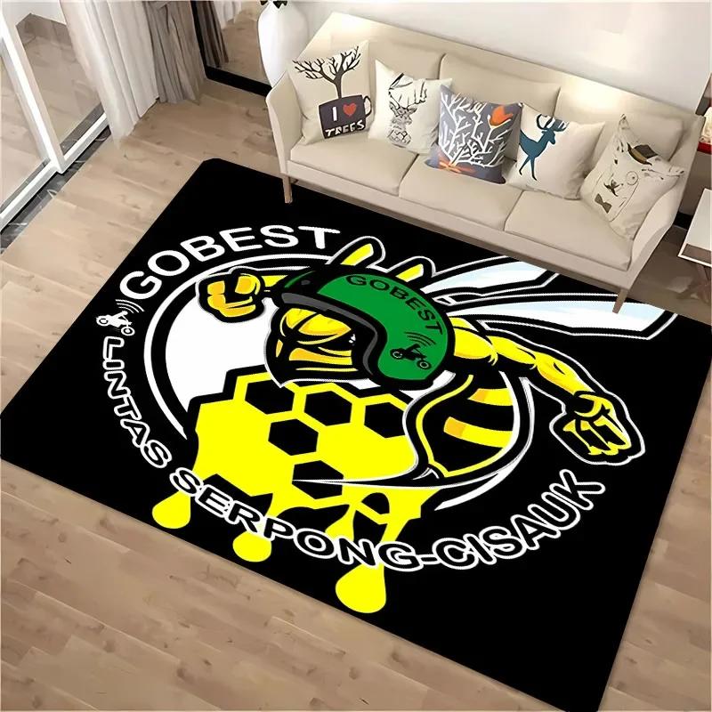

V-Vespa Moto Modern Fashion Carpet for Living Room Bedroom Sofa Area Rugs Kitchen Door Un-slip Floor Mats Alfombra Birthday Gift 80*120cm