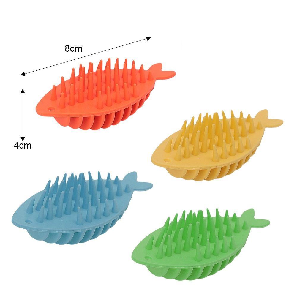 1/5Pcs Fish Shape Laundry Balls Soft Glue Laundry Tablets Durable Softener Ball