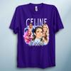 Vintage Pop T Shirt Retro Singer Celin Paris Graphic Concert Tee 90s Unisex