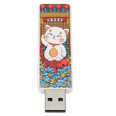 Pendrive USB Wzór Słodkiego Kota Hot Swap Plug and Play Standard USB2.0 Odporny na Wstrząsy Przenośny