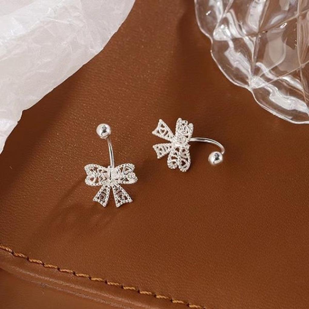 Women's Accessories Sari Micro Heart Ribbon Piercing