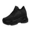 Rimocy Breathable Air Mesh Chunky Sneakers Women 2025 Spring Summer Knitted Height Increasing Shoes Woman White Casual Footwear
