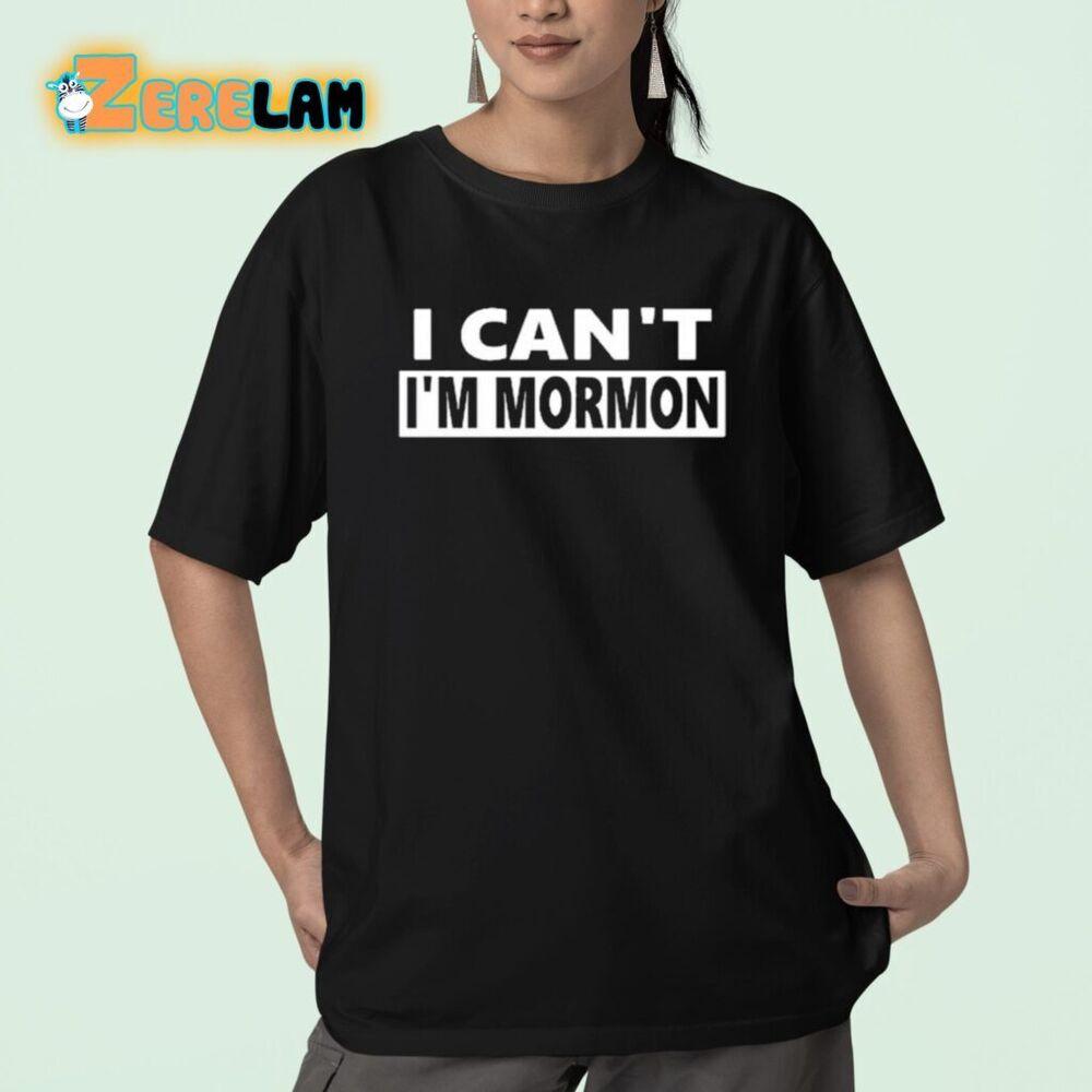 NEW I Can’t I’m Mormon, Best Gifts For You, Trendy Shirt Vintage Trending S-5XL Unisex T-Shirt M