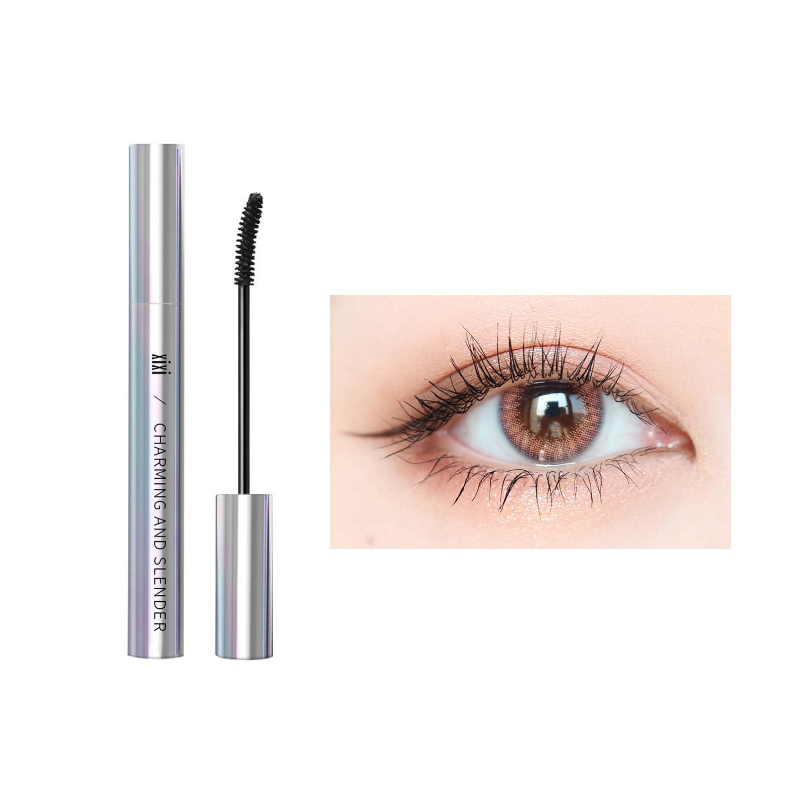 

CAPPUVINI Colorful Suitable for Short and Sparse Natural Perfect for School or Dates Mascara, 12g, Curl-Keeping, Smudge-Resistant, Long-Lasting,