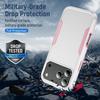 For iPhone 17 Pro Case PC + TPU Military Grade Drop Protective Phone Cover