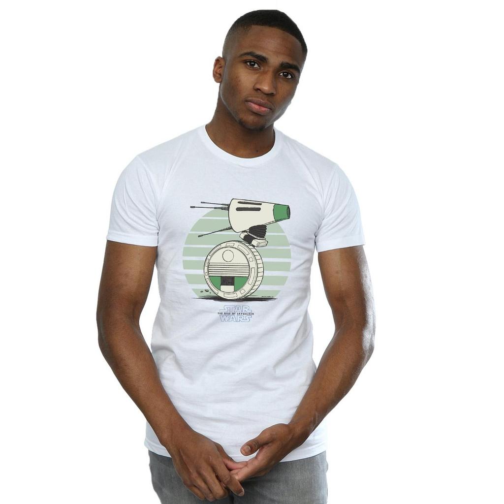 Star Wars Mens The Rise Of Skywalker D-O Rolling Green T-Shirt
